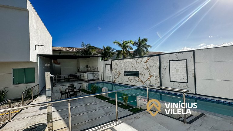 Casa com 4 quartos, piscina e área gourmet