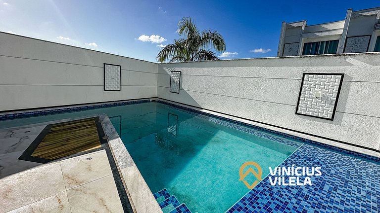 Casa com 4 quartos, piscina e área gourmet