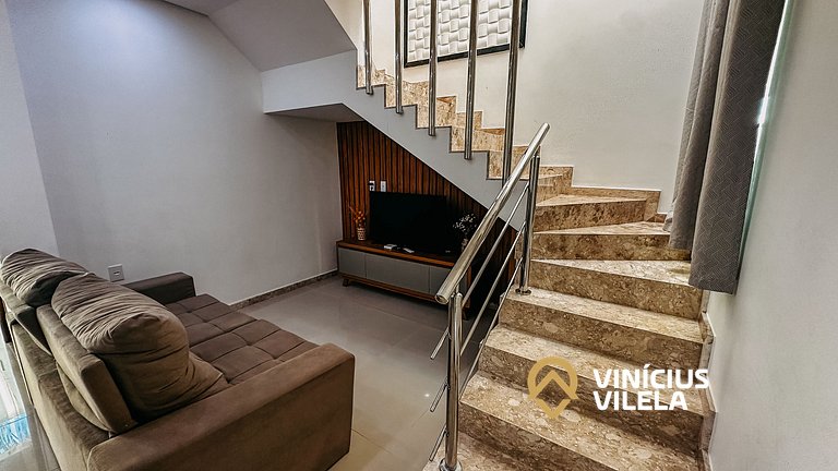 Casa com 4 quartos, piscina e área gourmet