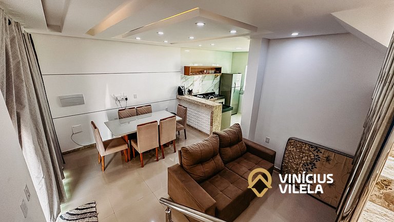 Casa com 4 quartos, piscina e área gourmet
