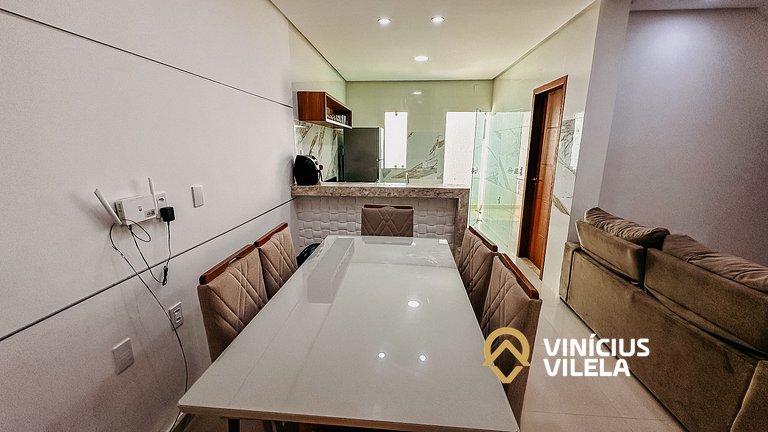 Casa com 4 quartos, piscina e área gourmet