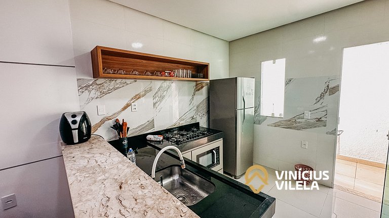 Casa com 4 quartos, piscina e área gourmet