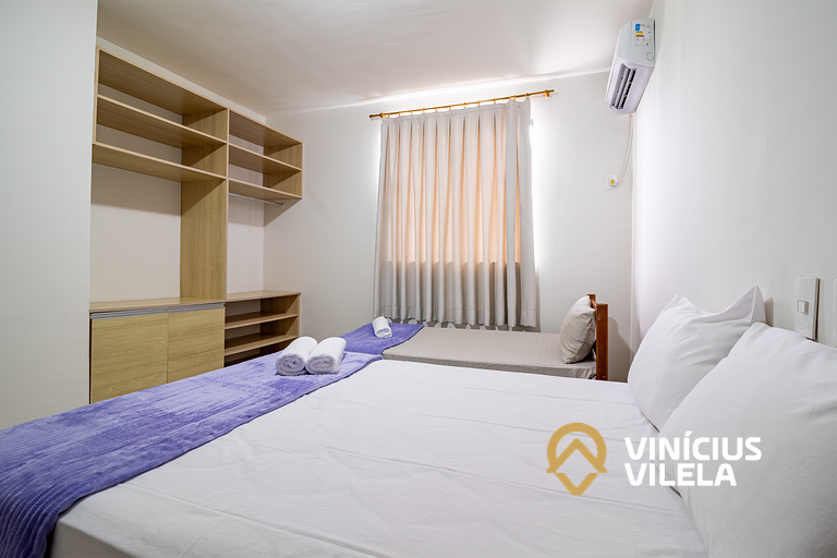 Apartamento pavimento superior com 2 quartos (todos com ar c