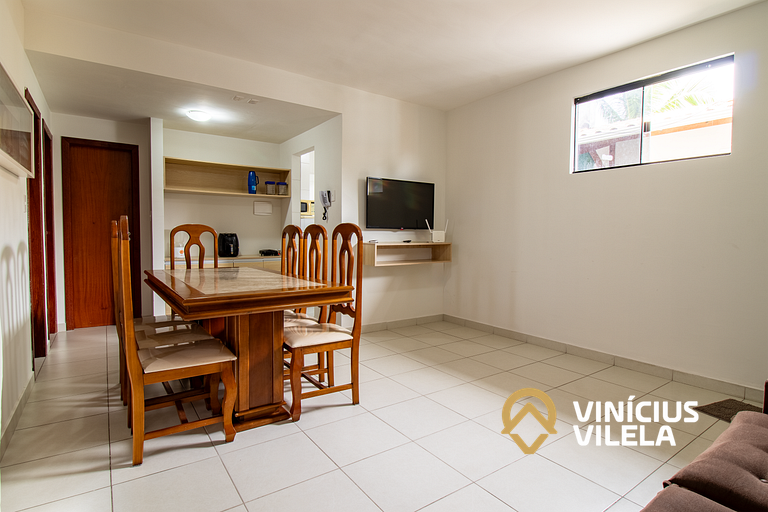 Apartamento pavimento superior com 2 quartos (todos com ar c