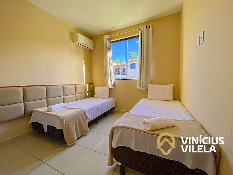 Apartamento térreo com 2 quartos