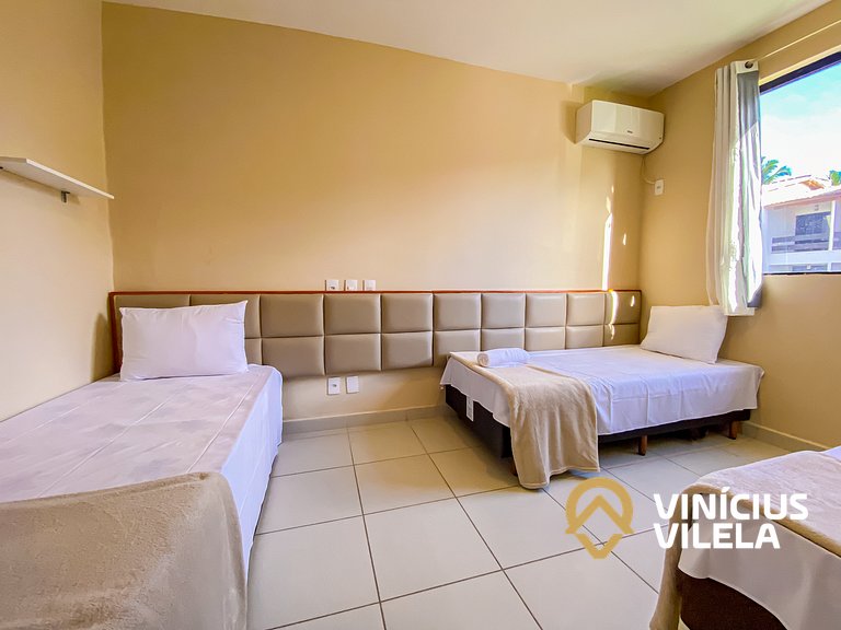 Apartamento térreo com 2 quartos