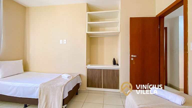 Apartamento térreo com 2 quartos