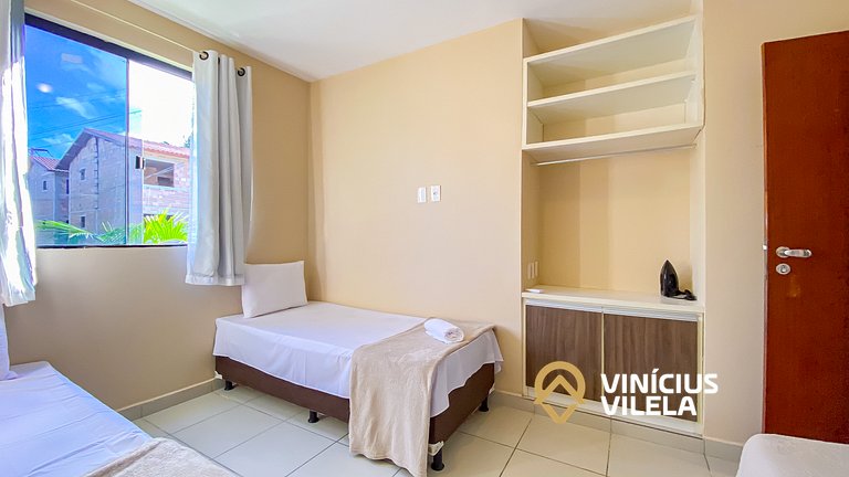 Apartamento térreo com 2 quartos