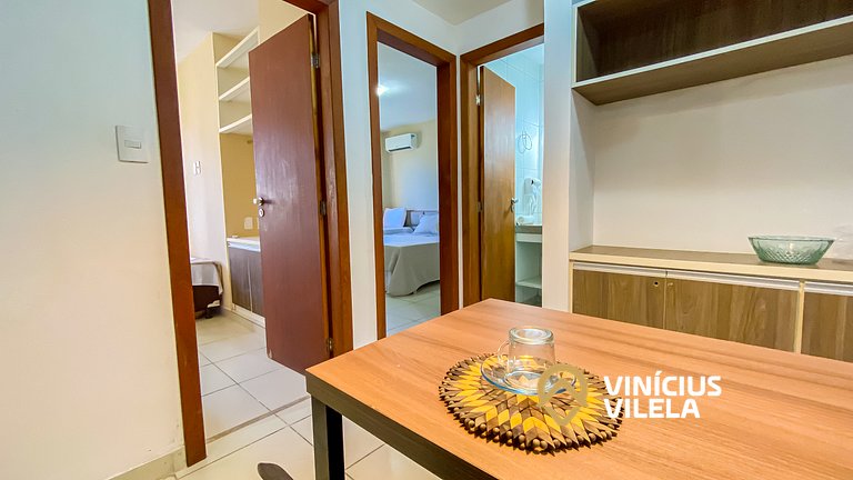 Apartamento térreo com 2 quartos