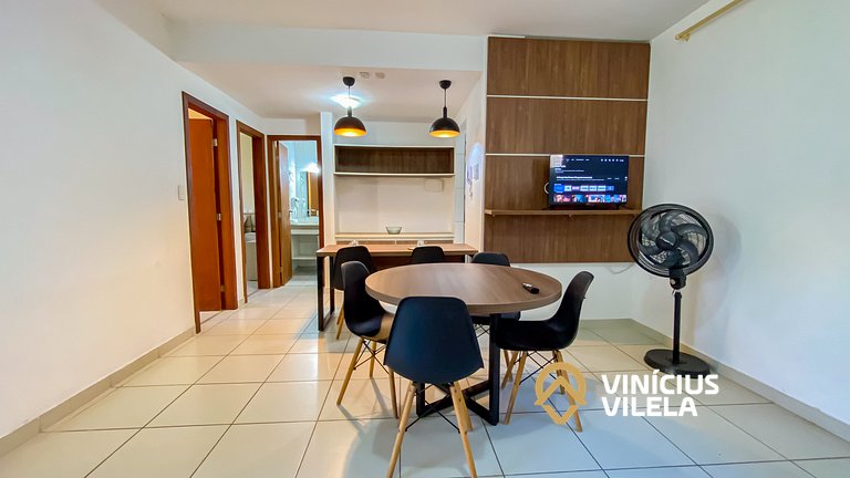 Apartamento térreo com 2 quartos