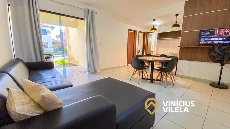 Apartamento térreo com 2 quartos