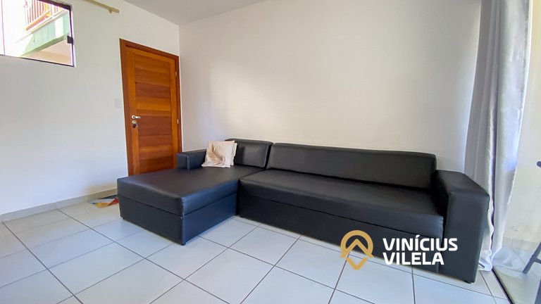 Apartamento térreo com 2 quartos