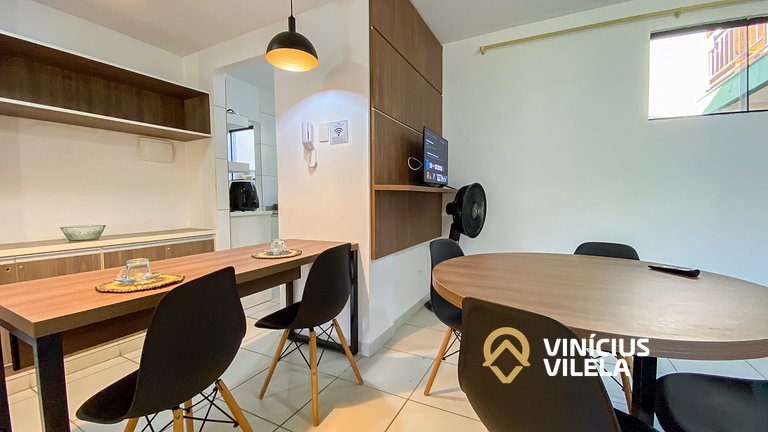 Apartamento térreo com 2 quartos