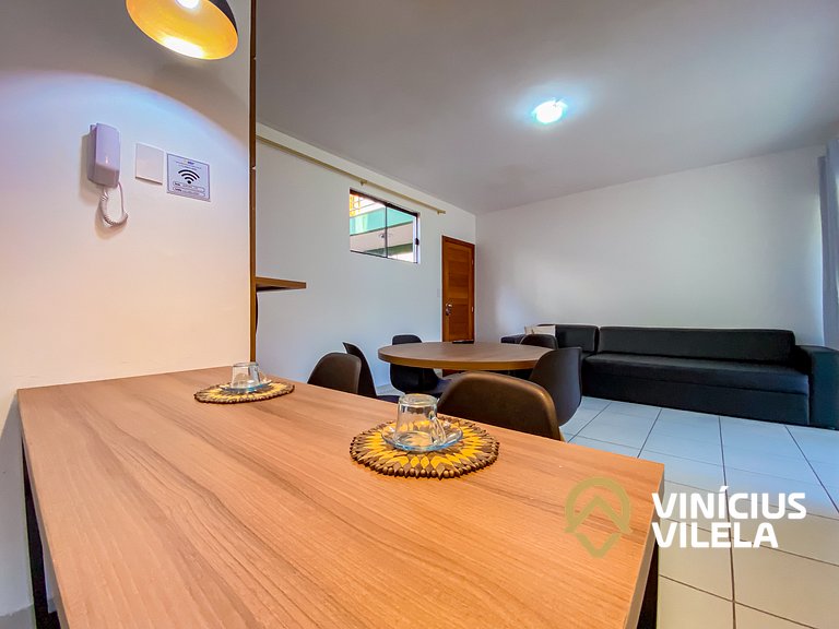 Apartamento térreo com 2 quartos