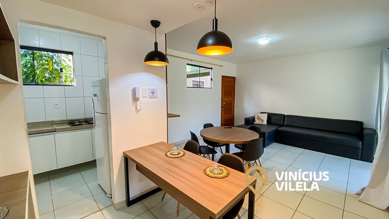Apartamento térreo com 2 quartos