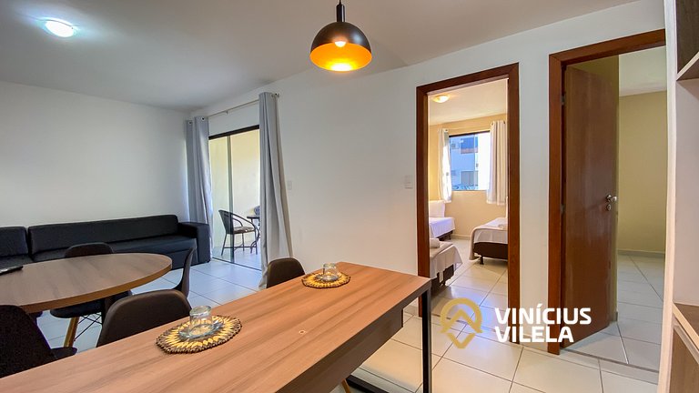 Apartamento térreo com 2 quartos