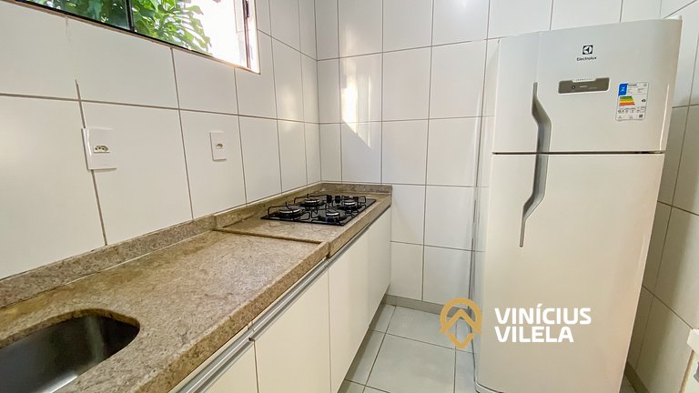 Apartamento térreo com 2 quartos