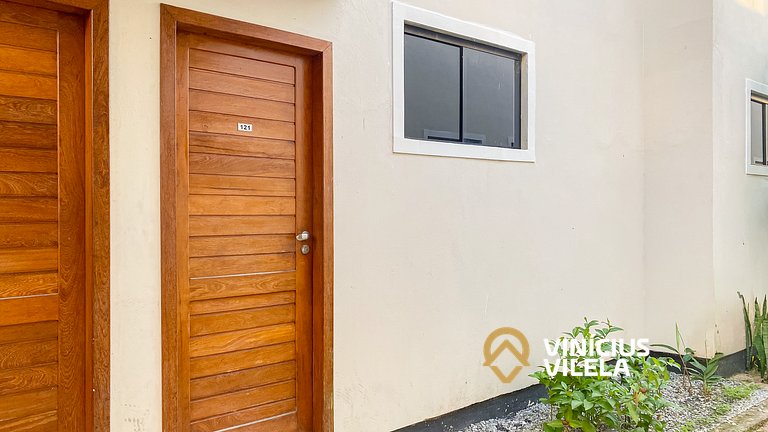 Apartamento térreo com 2 quartos