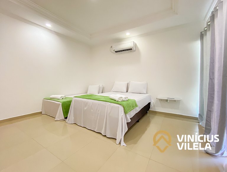 Casa individual 2 súites na Praia de Taperapuã