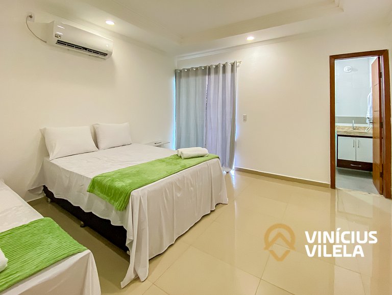 Casa individual 2 súites na Praia de Taperapuã