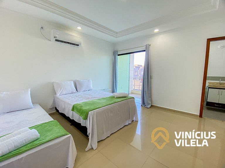 Casa individual 2 súites na Praia de Taperapuã