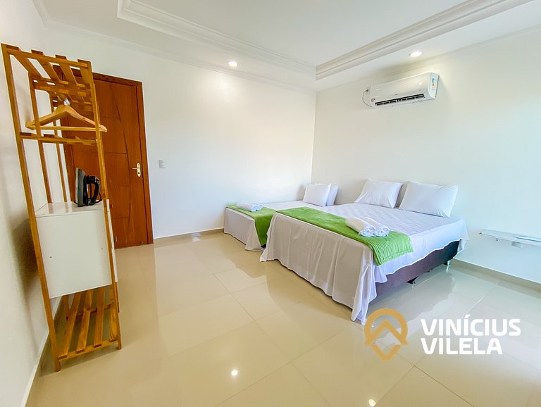 Casa individual 2 súites na Praia de Taperapuã