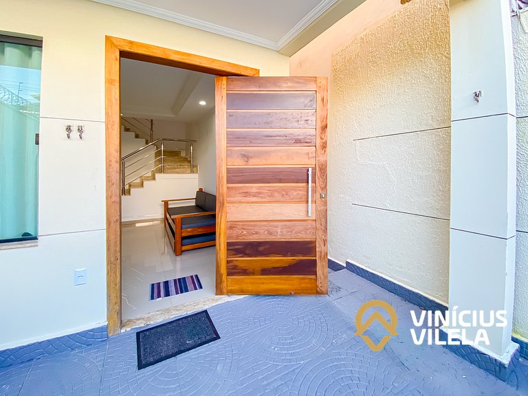 Casa individual 2 súites na Praia de Taperapuã