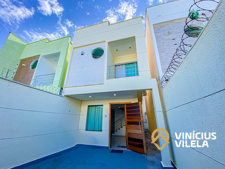 Casa individual 2 súites na Praia de Taperapuã