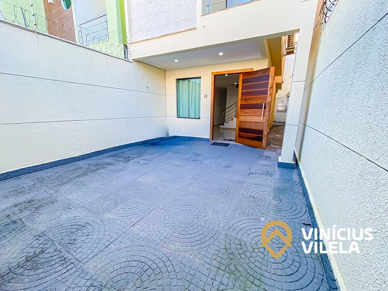 Casa individual 2 súites na Praia de Taperapuã