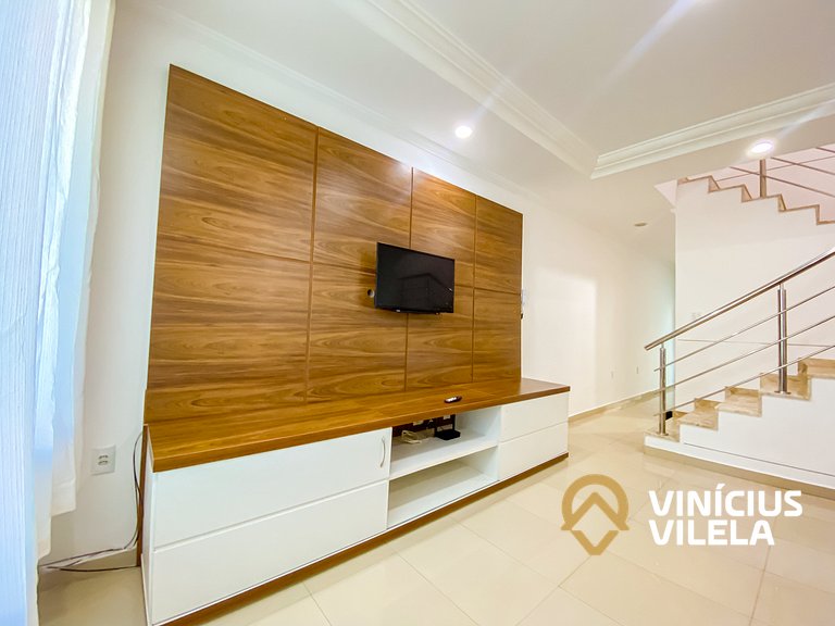 Casa individual 2 súites na Praia de Taperapuã