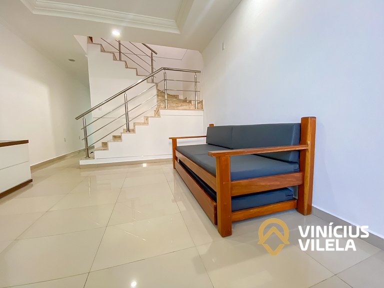 Casa individual 2 súites na Praia de Taperapuã