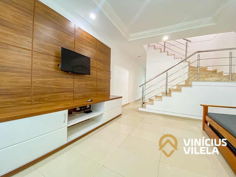 Casa individual 2 súites na Praia de Taperapuã