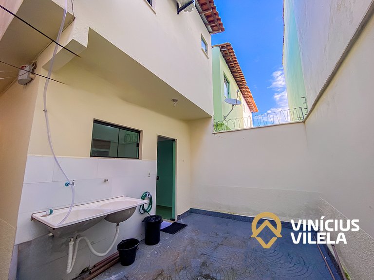 Casa individual 2 súites na Praia de Taperapuã