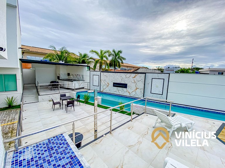 Casa com 4 quartos, piscina e área gourmet