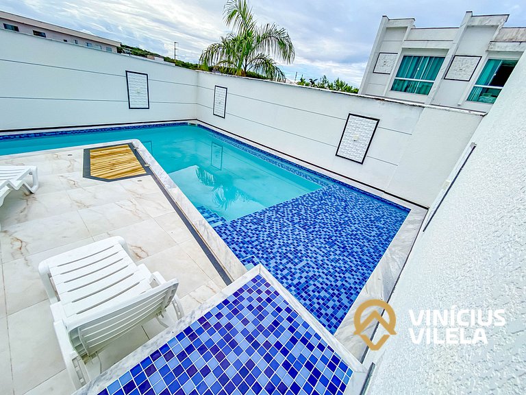 Casa com 4 quartos, piscina e área gourmet