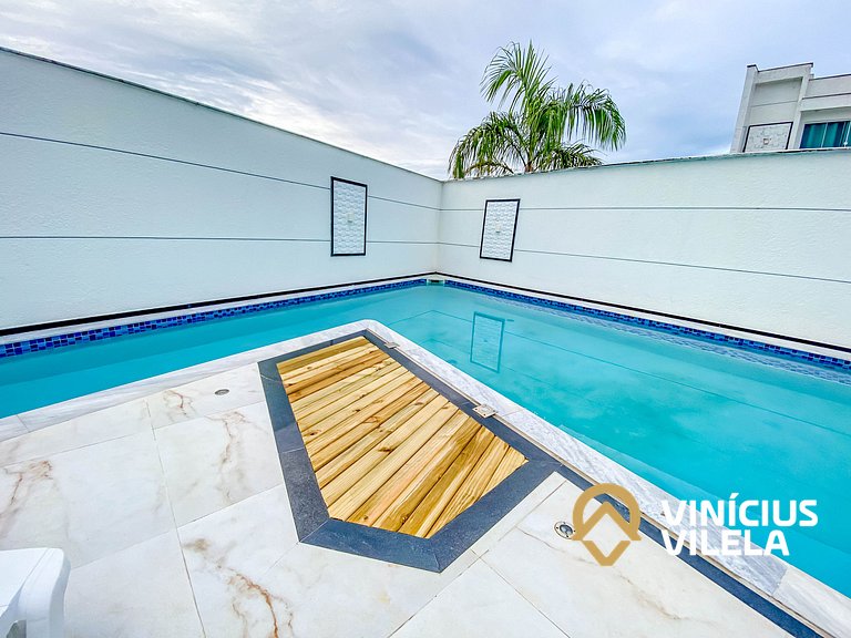 Casa com 4 quartos, piscina e área gourmet