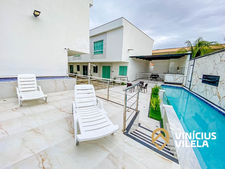 Casa com 4 quartos, piscina e área gourmet