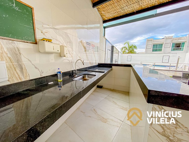 Casa com 4 quartos, piscina e área gourmet