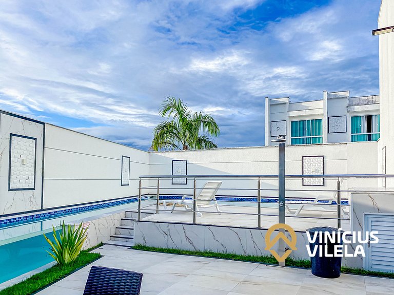 Casa com 4 quartos, piscina e área gourmet
