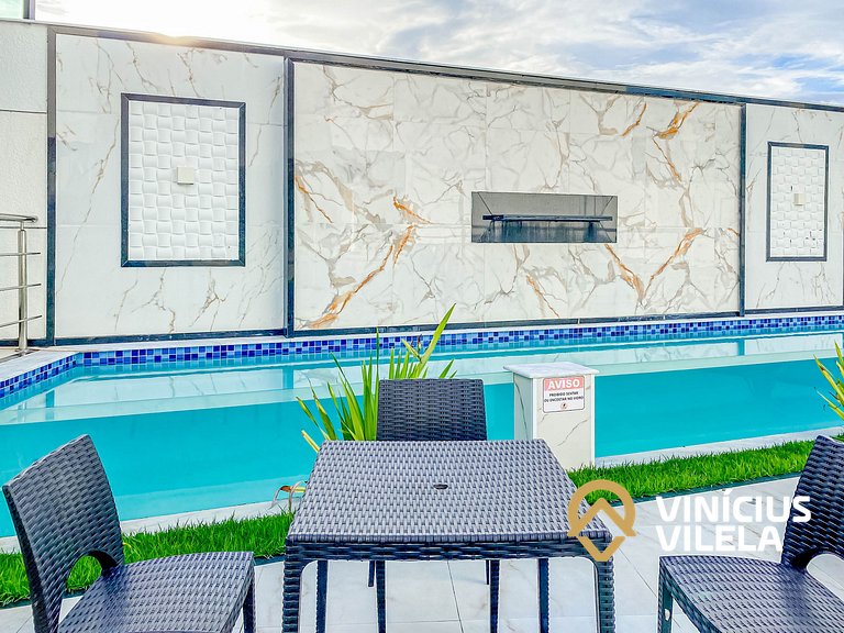 Casa com 4 quartos, piscina e área gourmet