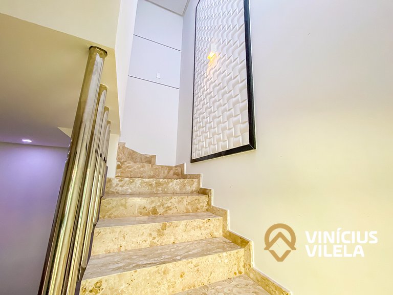 Casa com 4 quartos, piscina e área gourmet