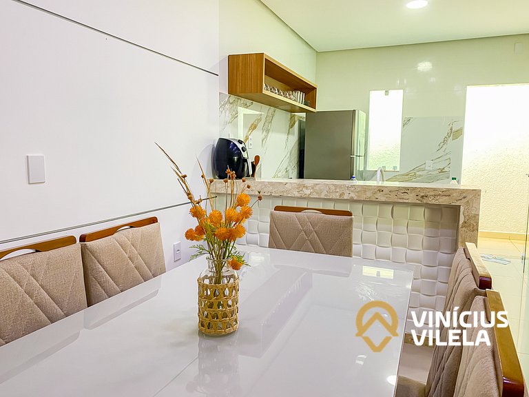 Casa com 4 quartos, piscina e área gourmet
