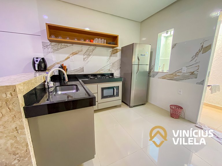 Casa com 4 quartos, piscina e área gourmet