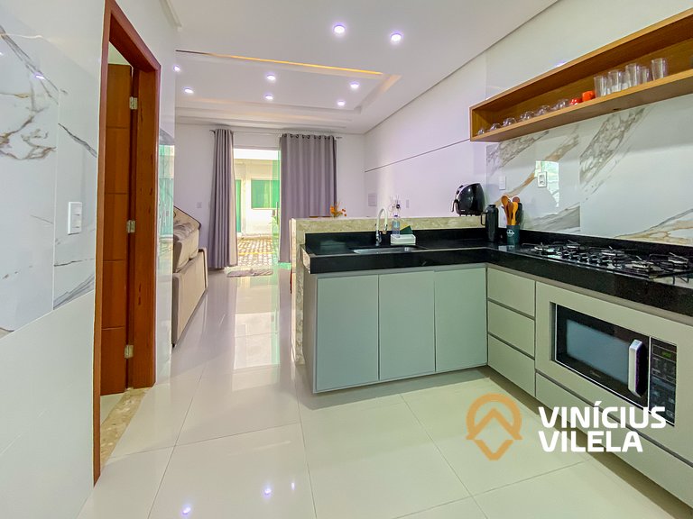 Casa com 4 quartos, piscina e área gourmet