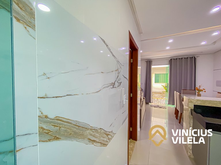 Casa com 4 quartos, piscina e área gourmet