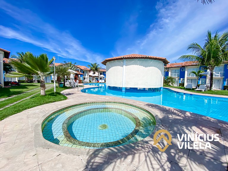 Casa com 2 suítes todas com ar condicionado, sala climatizad