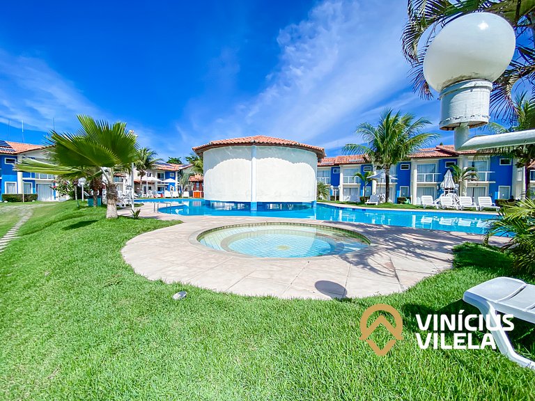 Casa com 2 suítes todas com ar condicionado, sala climatizad