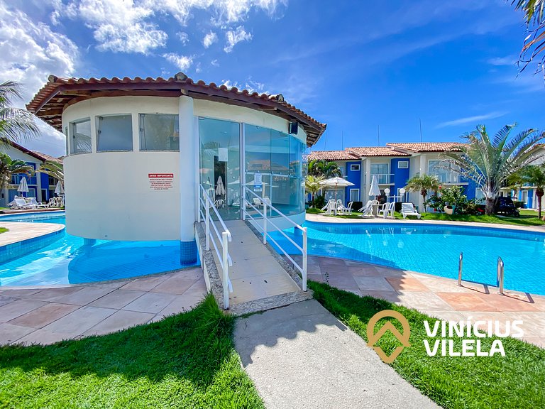 Taperapuã | Flat com Piscina e Sauna