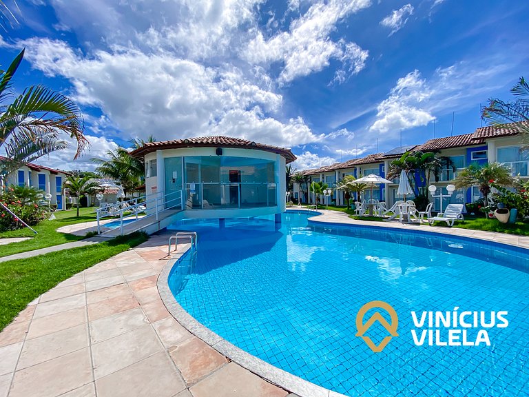 Casa com 2 suítes todas com ar condicionado, sala climatizad