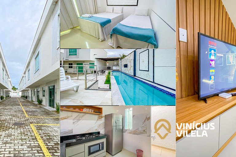 Casa com 4 quartos, piscina e área gourmet